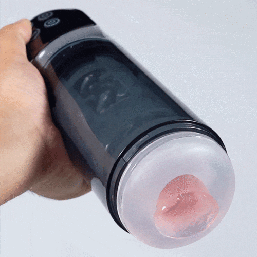 超絶快感 水浴オナニー 回転x吸引 舌舐め IPX7防水 透明デザイン USB充電 電動オナホール