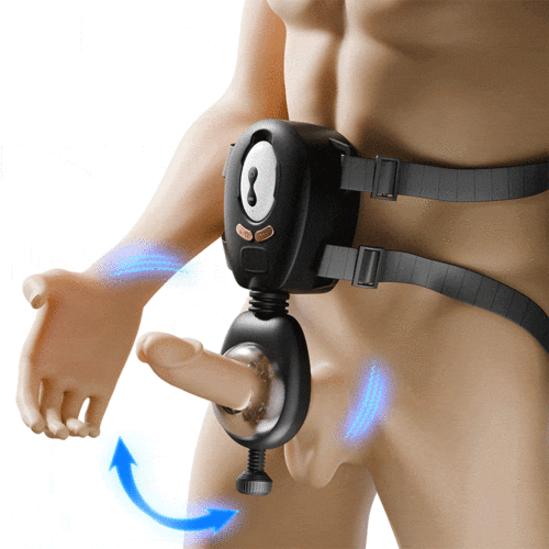 突撃フィット 強烈ピストン 装着式 ハンズフリー リモコン 締め付け調整付き 電動オナホール