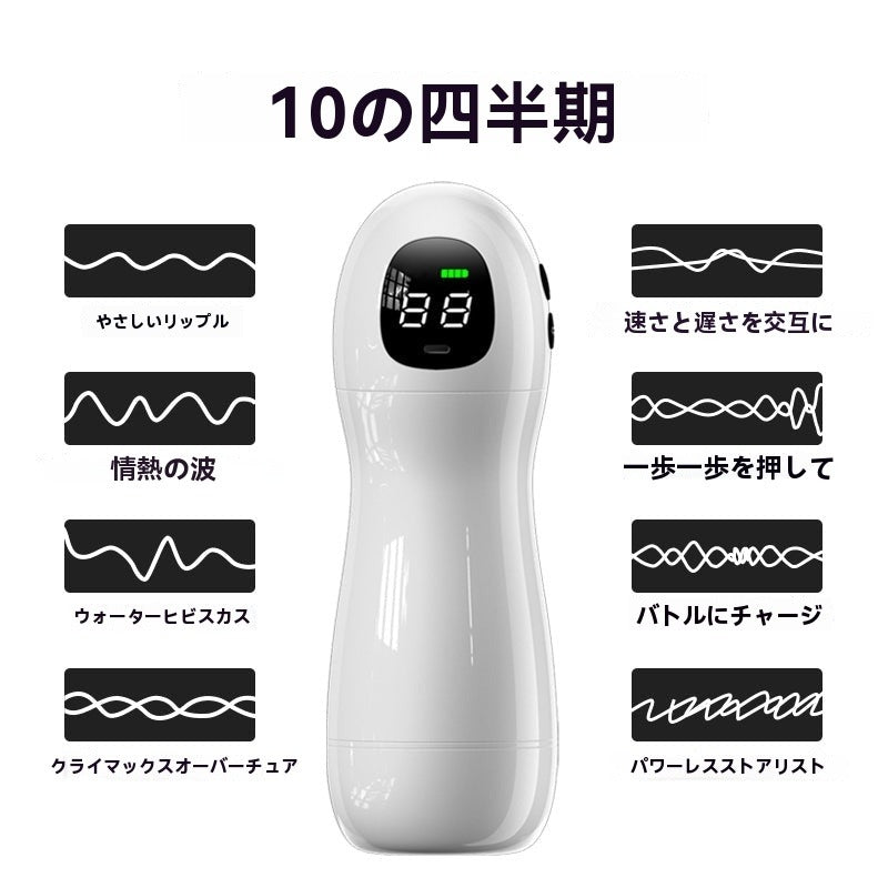 人のための理想的な吸うコップ、手持ち型の電気飛行機のコップ、振動発音、口頭愛飛行機のコップ