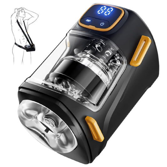 PulseRider-ウェアラブル男性ストローカー300回/分オナニーカップ