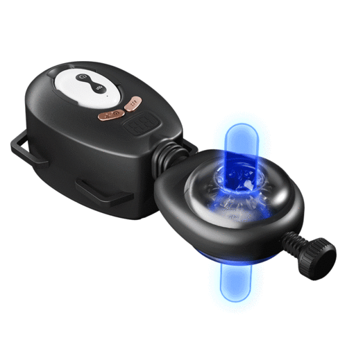 突撃フィット 強烈ピストン 装着式 ハンズフリー リモコン 締め付け調整付き 電動オナホール