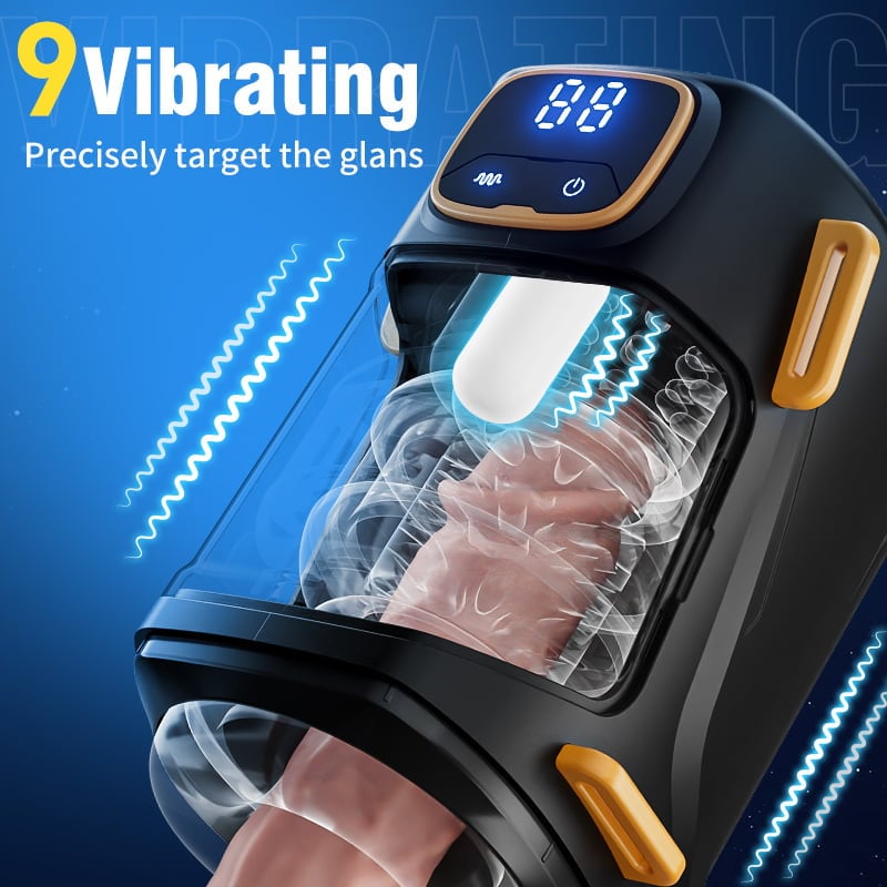 PulseRider-ウェアラブル男性ストローカー300回/分オナニーカップ