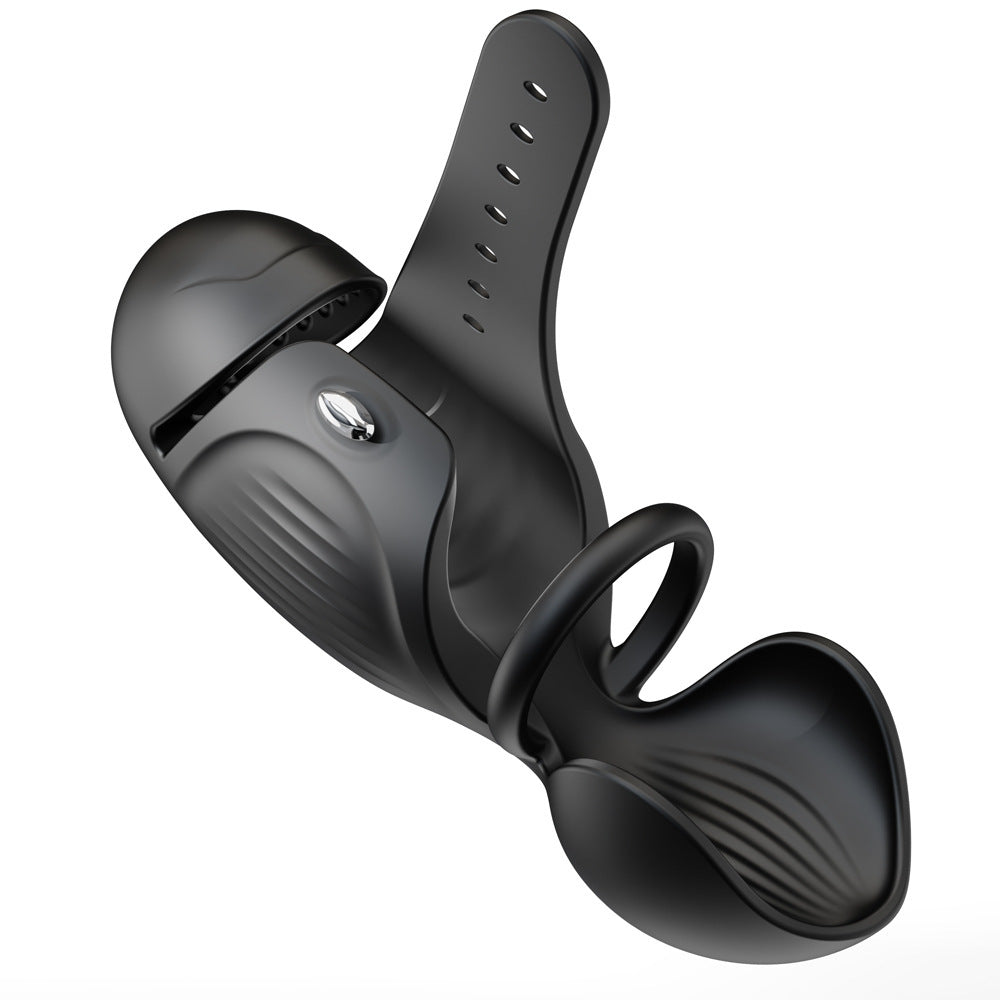 4NI1究極進化版 オナニ一神器 3独立モーター 爆震 亀頭責め コックリング ペニスバイブ