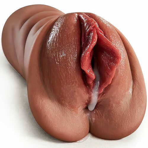 極上名器 淫乱な熟ビラ 褐色肌 熟女美人 二穴構造 非貫通 バキューム 肉厚 710g 小型オナホール